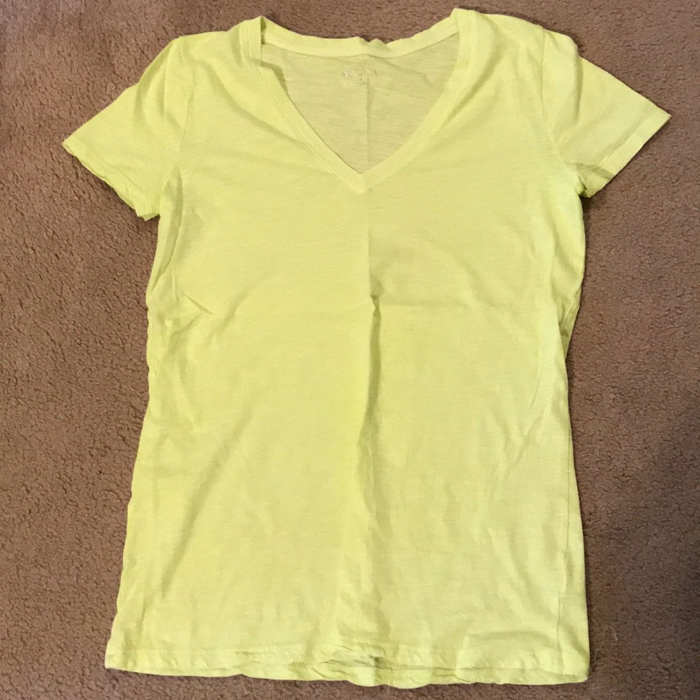 Neon V-neck T-shirt
